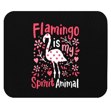 Discover Flamingo Pink Bird Wading Bird Mouse Pads
