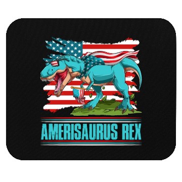 Discover Amerisaurus Rex Independence Day USA Party Mouse Pads