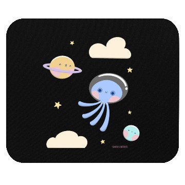 Discover Cute Friends In The Space Mouse Pads