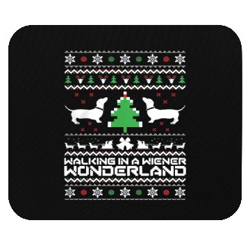 Discover Dachshund Ugly Doxie Santa Mouse Pads