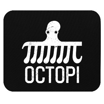 Discover Funny Pi Day Octopi Nerd Geek Science Math Mouse Pads