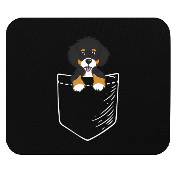 Discover Bernedoodle Mouse Pads