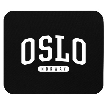 Discover College Style Oslo Norway Mouse Pads