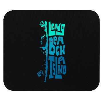 Discover Lbi Long Beach Island Type Mouse Pads
