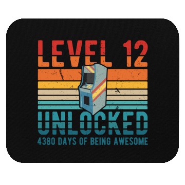 Discover 2007 12th Being Awesome 4380 Days Anniversary Mouse Pads
