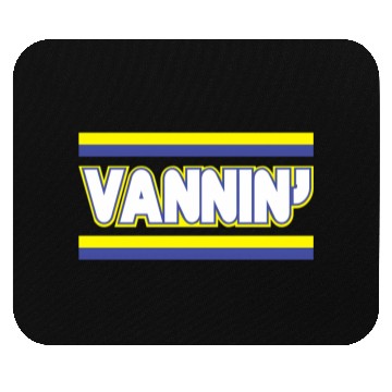 Discover Vannin Stripes Vanning Purple Yellow Gold Van Mouse Pads
