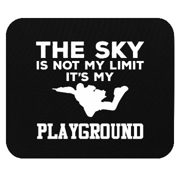 Discover Sky Playground - Skydiver Skydiving Parachuting Mouse Pads