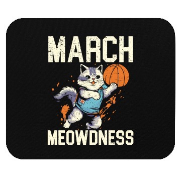 Discover Basketball Cat Basketball Player I Love Basketball Mouse Pads