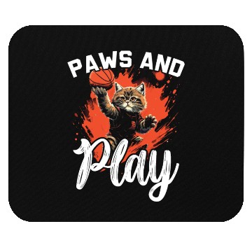 Discover Basketball Cat Basketball Player I Love Basketball Mouse Pads