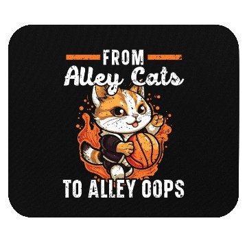 Discover Basketball Cat Basketball Player I Love Basketball Mouse Pads