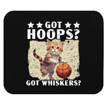 Discover Basketball Cat Basketball Player I Love Basketball Mouse Pads