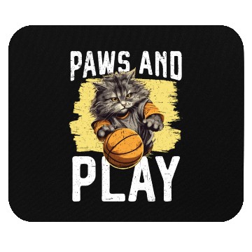 Discover Basketball Cat Basketball Player I Love Basketball Mouse Pads