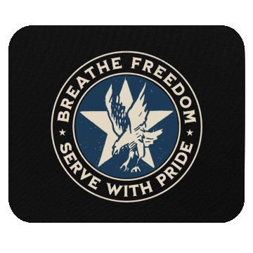 Discover Air Force - Breathe freedom, serve with pride Mouse Pads