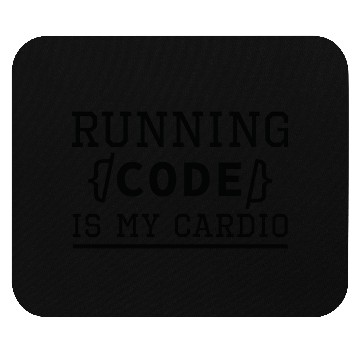 Discover Running Code Is My Cardio Mouse Pads