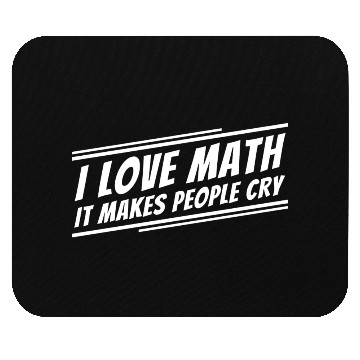 Discover I Love Math Funny Math Teacher Mouse Pads
