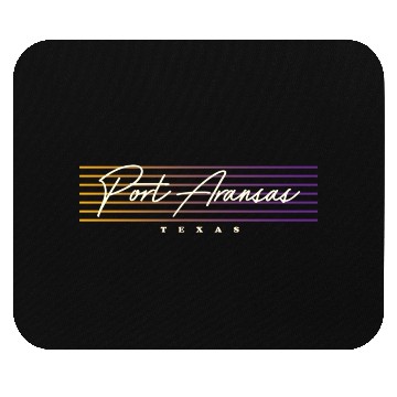 Discover Port Aransas Nostalgic Style Texas Mouse Pads