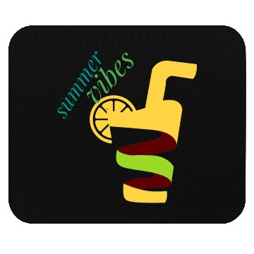 Discover Cool lemon drink summer design Mouse Pads