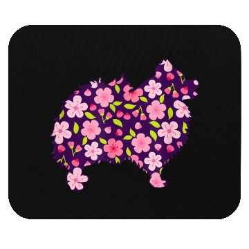 Discover Pomeranian Dogs Flower Pattern Pomeranians Lover Mouse Pads