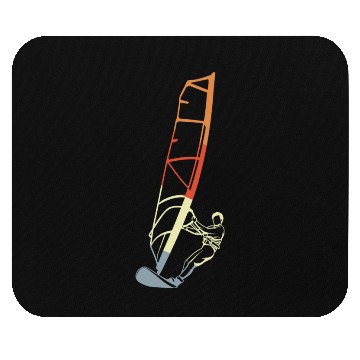 Discover Funny Windsurfer Boy Mouse Pads