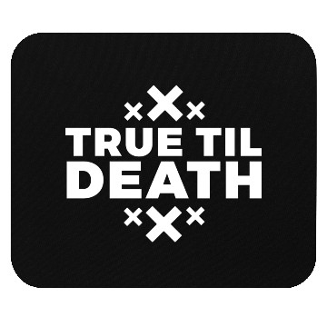 Discover True Til Death Straight Edge Hardcore Mouse Pads