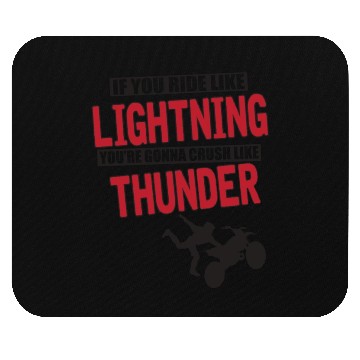 Discover Ride like lightning stars Mouse Pads