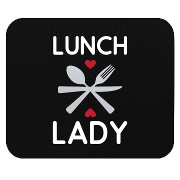 Discover Lunch Lady hipster nature Mouse Pads