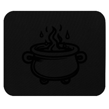 Discover Cauldron Witch Halloween Magic Potion Mouse Pads