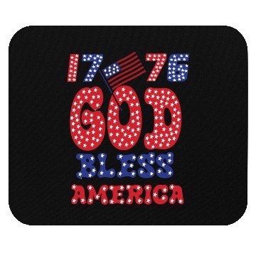 Discover 1776 GOD BLESS AMERICA FOR FREEDOM Mouse Pads