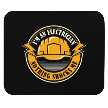 Discover Electrician Funny Construction Electrician Mouse Pads