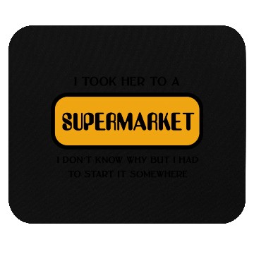 Discover Common People black aesthetic yellow Mouse Pads
