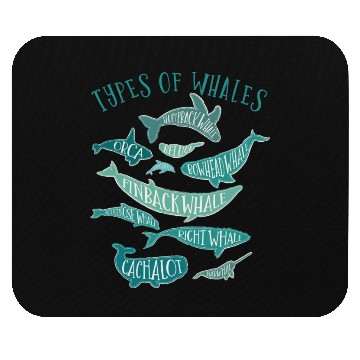 Discover Vintage Whale Lover Design Mouse Pads