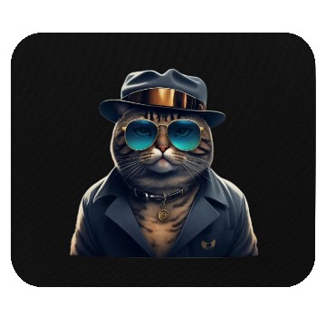 Discover cat; I'm the boss Mouse Pads