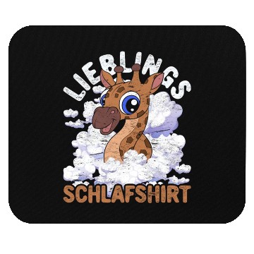 Discover Night owl giraffe gift favorite sleep Mouse Pads