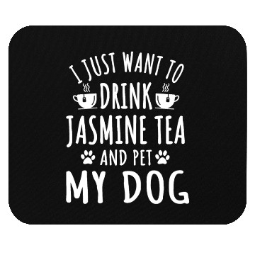 Discover Jasmine Tea And Dog Outfit Dogs Owner Mouse Pads