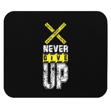 Discover never give up Mouse Pads