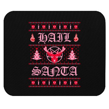 Discover Hail Santa Ugly Pentagram Pastel Goth Mouse Pads