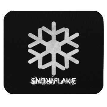 Discover Snowflake Snow Flake Mouse Pads