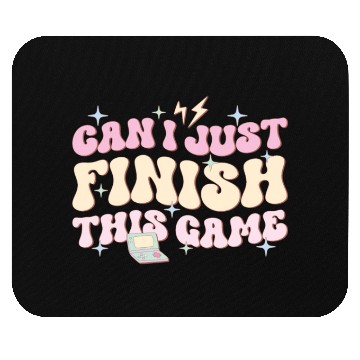 Discover Can I Just Finish This Game, Happy Game Day Mouse Pads