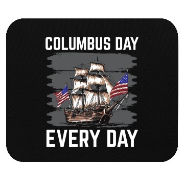 Discover Christopher Columbus Italian American Columbus Day Mouse Pads