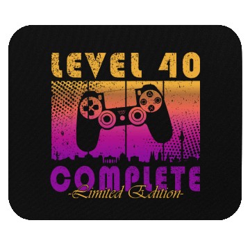 Discover 40th Birthday Gaming Level 40 Complete Gamer Mouse Pads