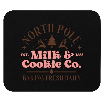 Discover North Pole Milk Cookie Co tumblr green Mouse Pads