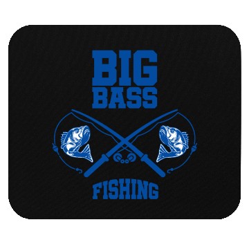Discover Big Bass Fishing Mouse Pads