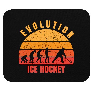 Discover Evolution ice hockey Mouse Pads