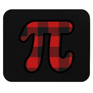 Discover Pi Day Cute Buffalo Plaid Mouse Pads