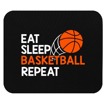 Discover Eat Sleep Basketball Repeat gift music Mouse Pads