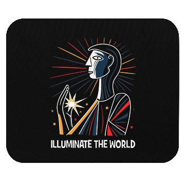 Discover Illuminate The World Mouse Pads