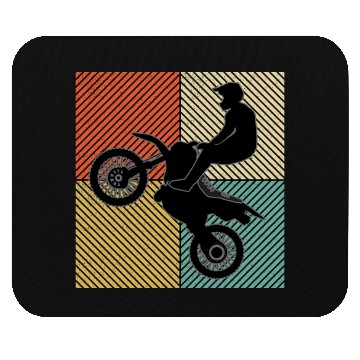 Discover Motocross Off Road Motorcycle Racing Mouse Pads