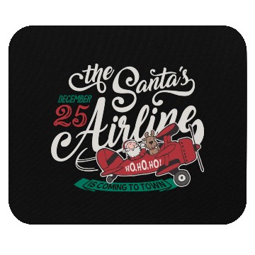 Discover Santa Claus Flying Airplane S Mouse Pads