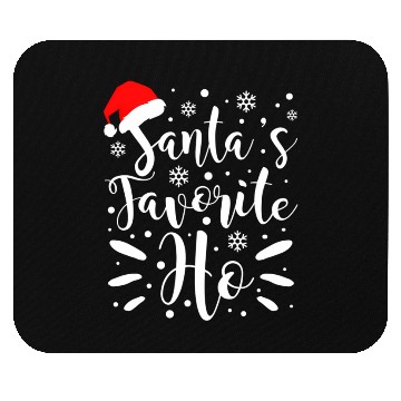 Discover Santa's Favorite Ho Pajama Mouse Pads