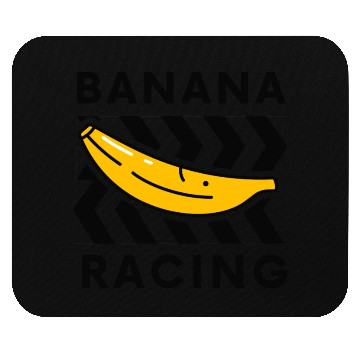 Discover Banana Racing 80s Mouse Pads